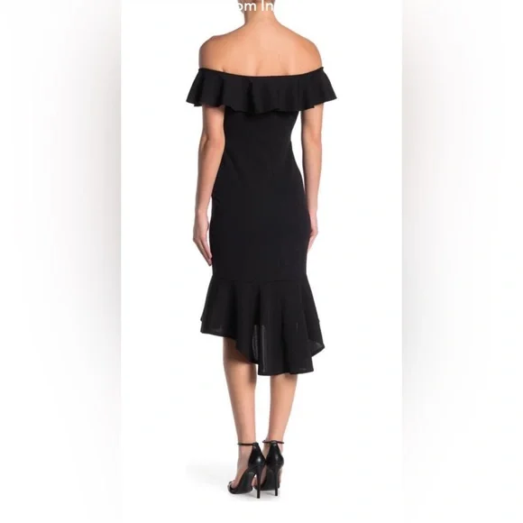 Bailey Blue off the shoulder dress NEW size L - Picture 3 of 6